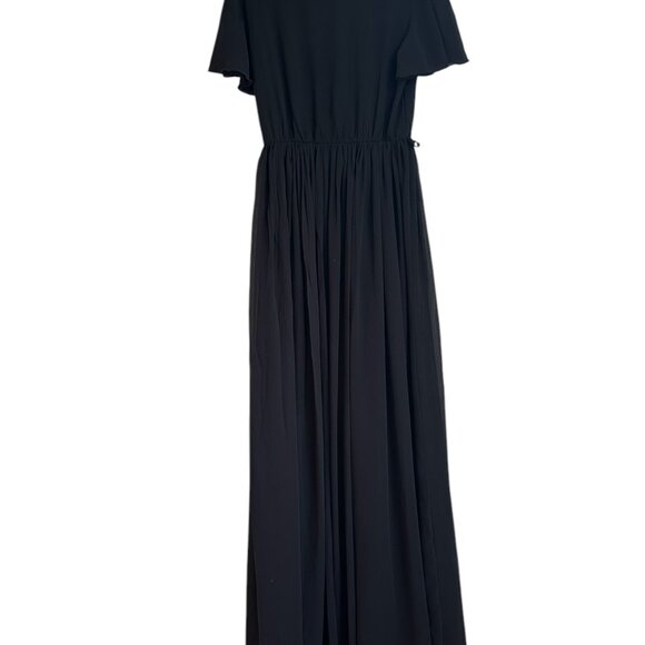 Baltic Born Ramona Black Maxi Dress Faux Wrap NWT Size M - Picture 5 of 9